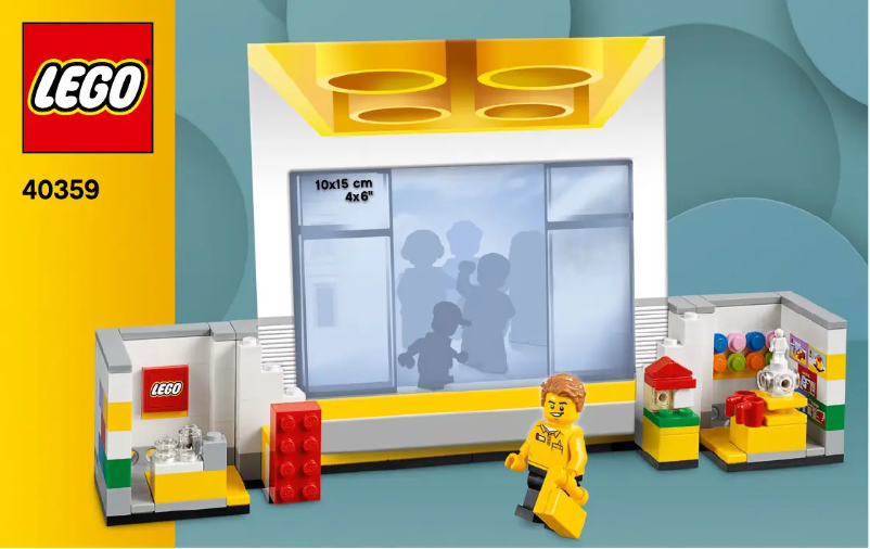 Page 1 de la notice Manuel utilisateur Lego Store Picture Frame 40359
