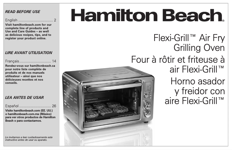 Página 1 del manual Manual de usuario Hamilton Beach 31395