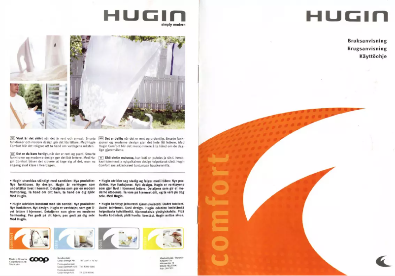 Page n°1 - Manuel utilisateur Hugin Comfort