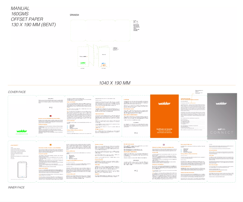 Image de la première page du manuel de l'appareil MiTab Connect 7" 3G