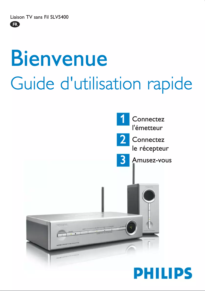 Page n°1 - Guide de démarrage rapide Philips SLV5400