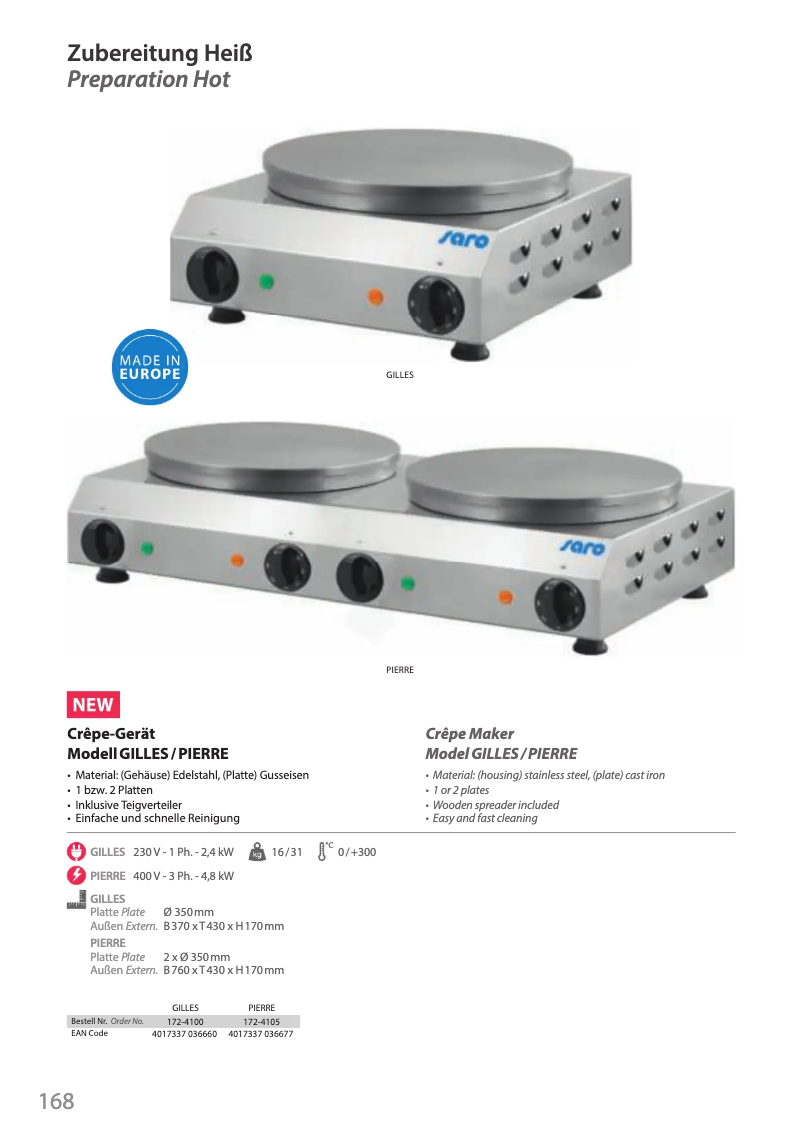 Image de la première page du manuel de l'appareil Gilles