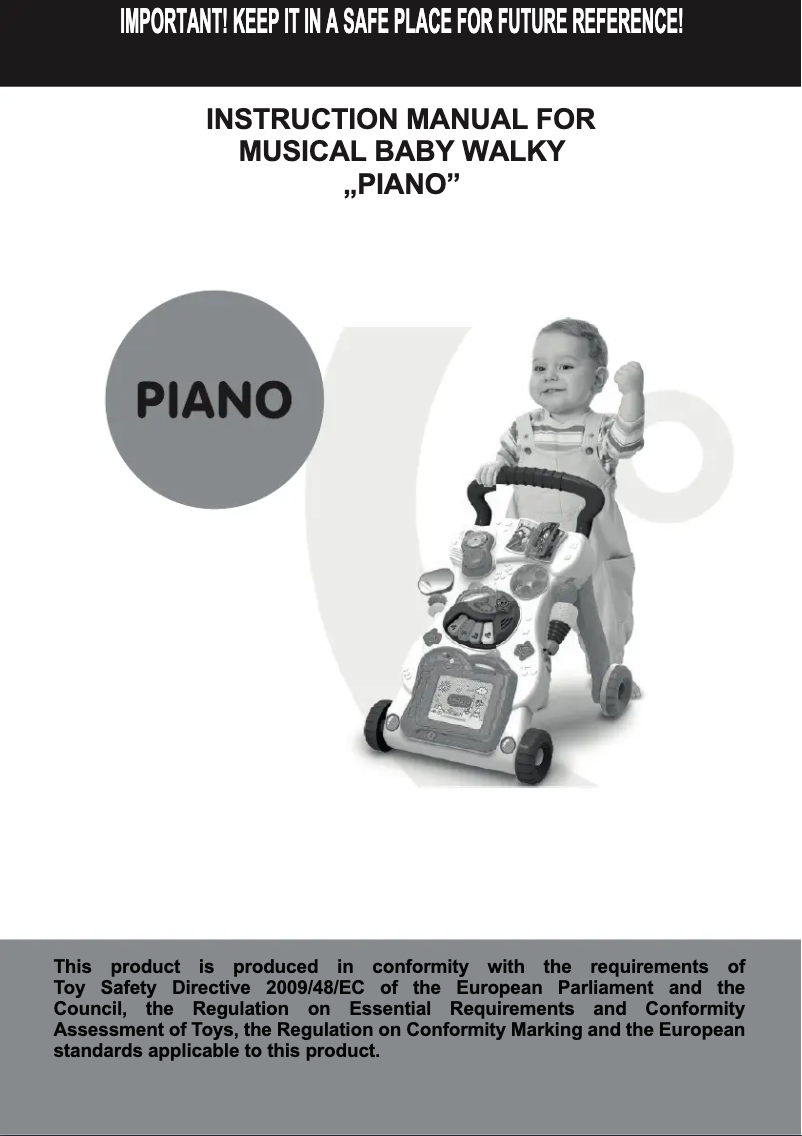 Página 1 del manual Manual de usuario Chipolino Piano