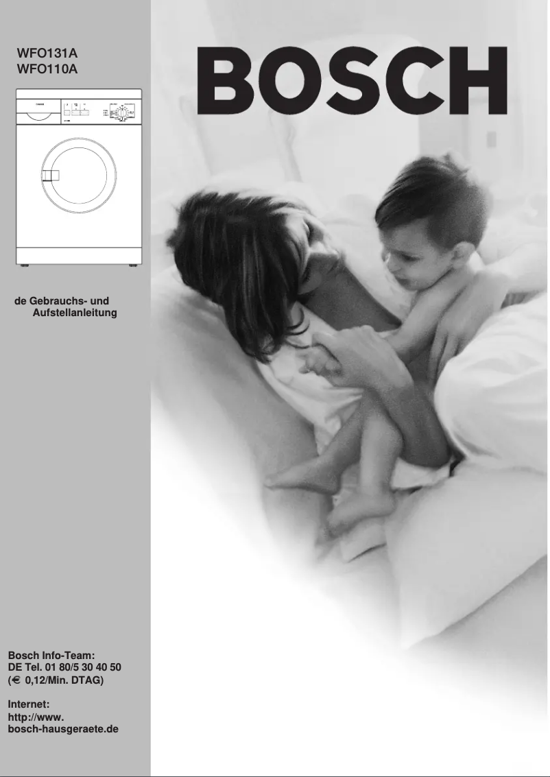 Image de la première page du manuel de l'appareil WFO110A