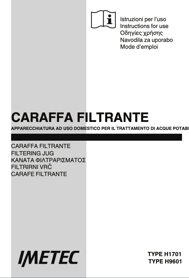 Image de la première page du manuel de l'appareil Acqua WP 120