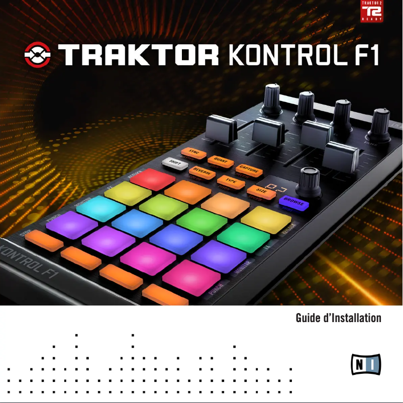Image de la première page du manuel de l'appareil Traktor Kontrol F1