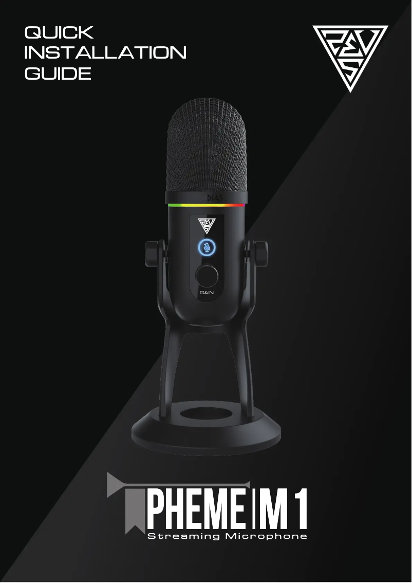 Image de la première page du manuel de l'appareil Pheme M1