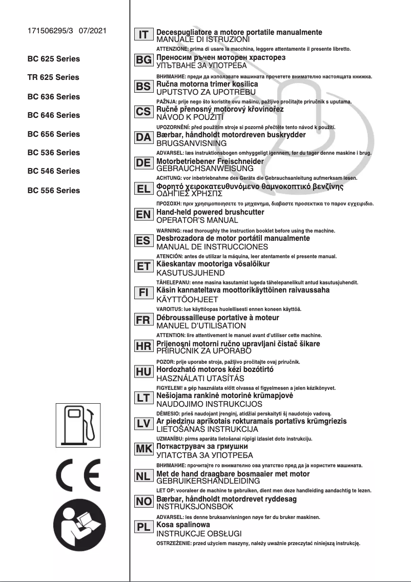 Image de la première page du manuel de l'appareil SBC 636