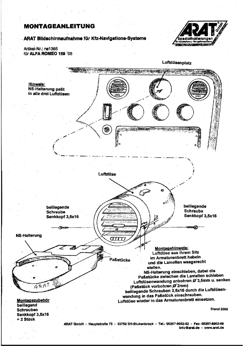 Image de la première page du manuel de l'appareil NS1365