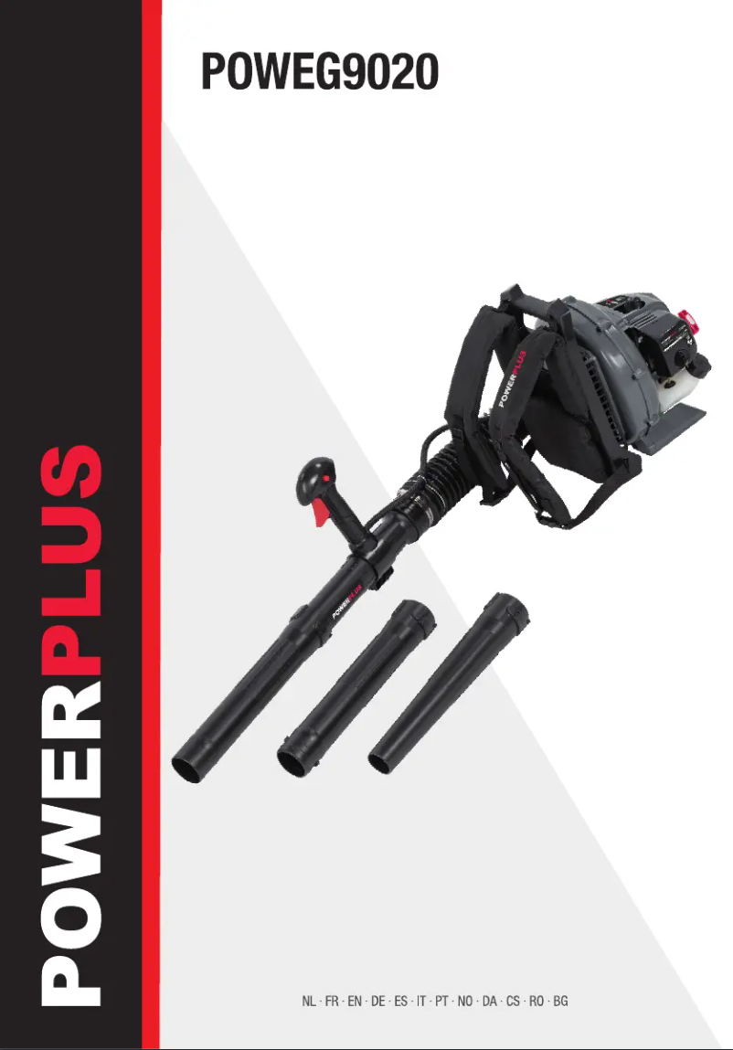Page n°1 - Manuel utilisateur PowerPlus POWEG9020