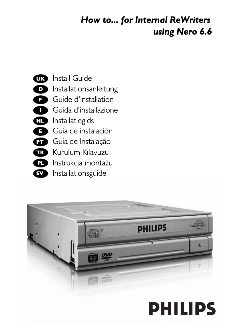 Página 1 del manual Manual de instrucciones Philips DVDR1648K