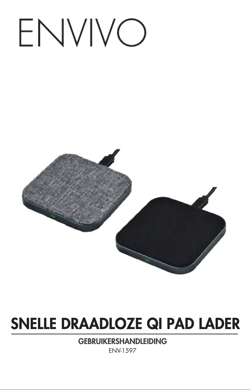 Page 1 de la notice Manuel utilisateur Envivo ENV-1597