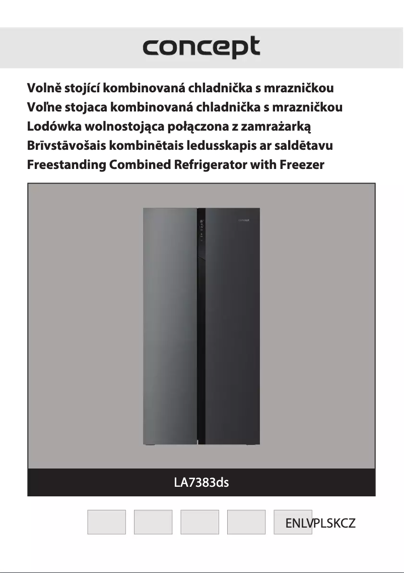 Page 1 de la notice Manuel utilisateur Concept LA7383DS