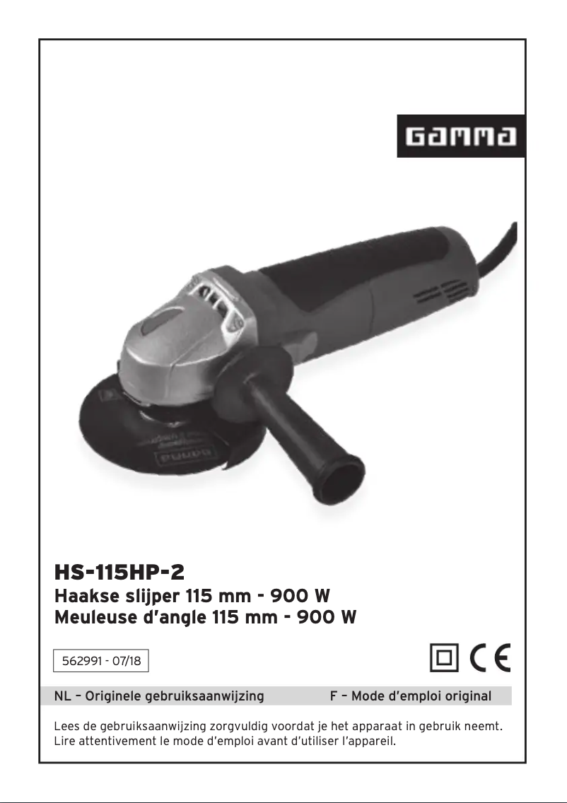 Image de la première page du manuel de l'appareil HS-115HP