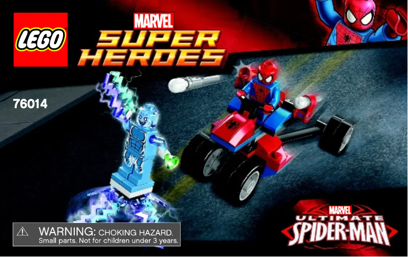 Page 1 de la notice Manuel utilisateur Lego Super Heroes 76014