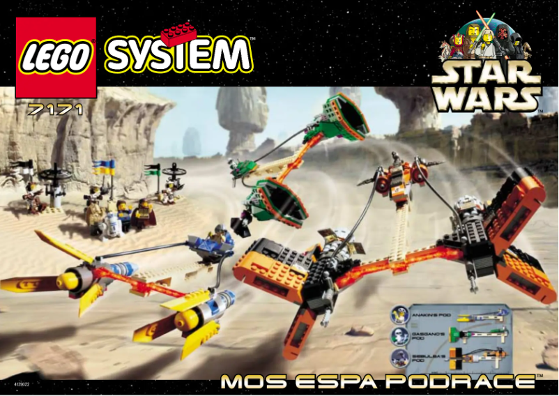Page 1 de la notice Manuel utilisateur Lego Star Wars 7171