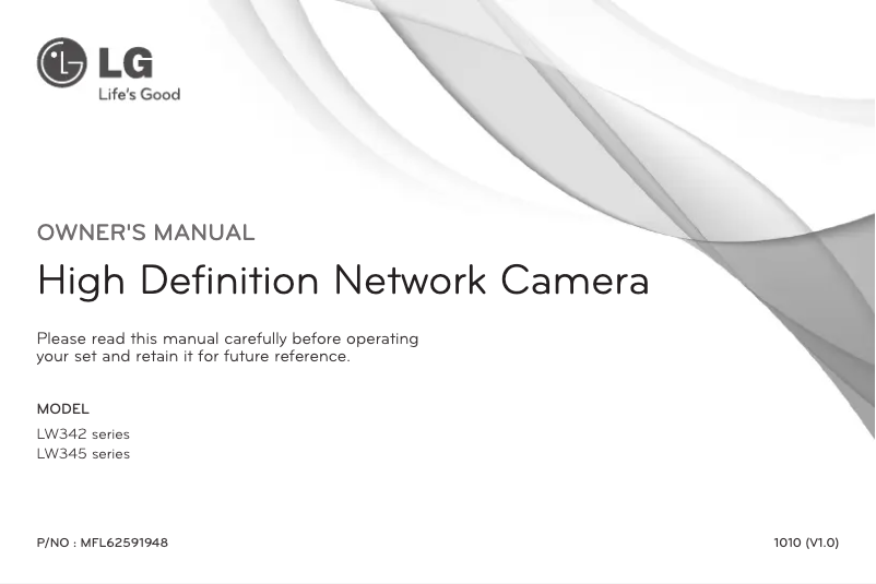 Página 1 del manual Manual de usuario LG LW345