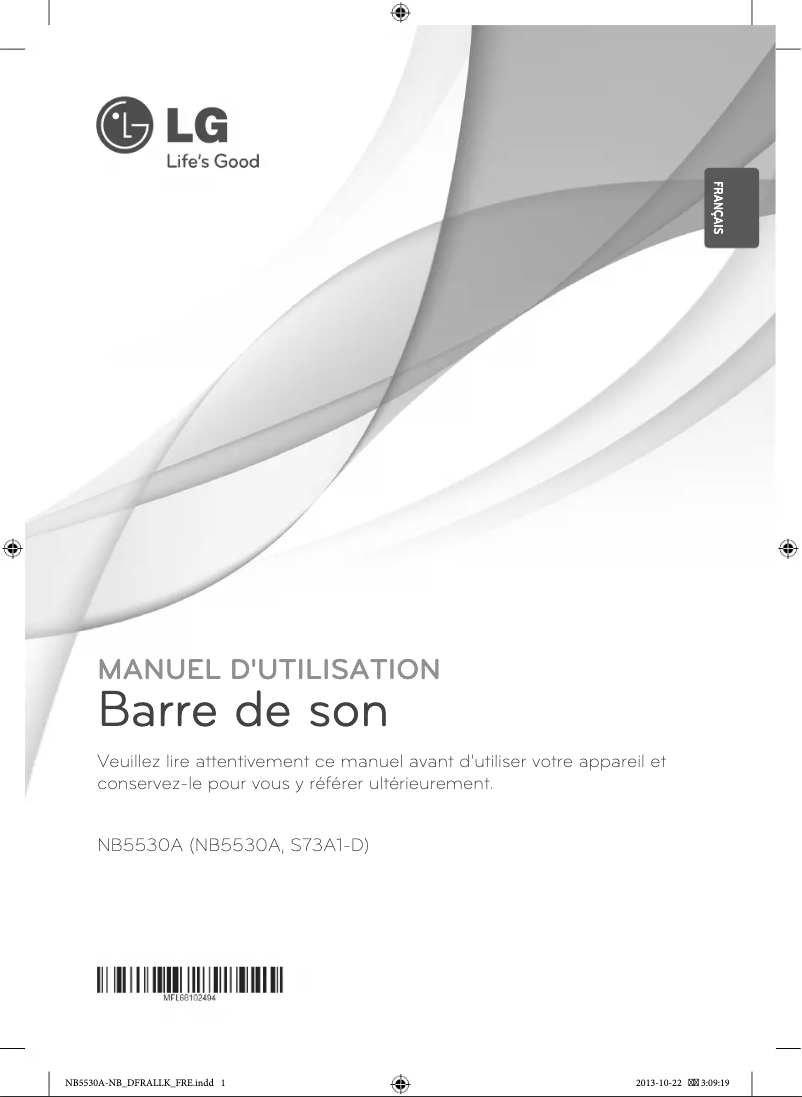 Page n°1 - Manuel utilisateur LG NB5530A
