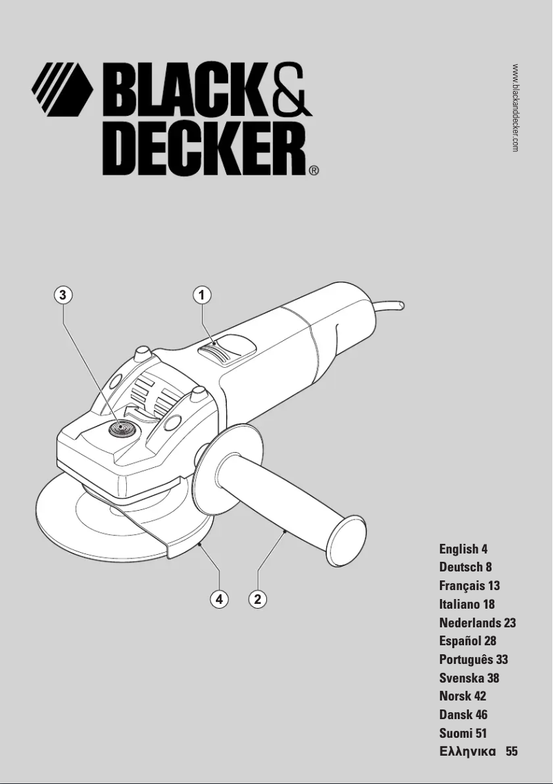 Page n°1 - Manuel utilisateur Black & Decker FG005
