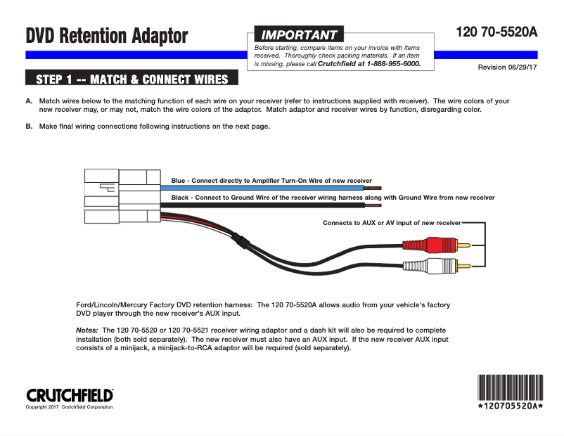 Page n°1 - Manuel utilisateur Metra 70-5520A