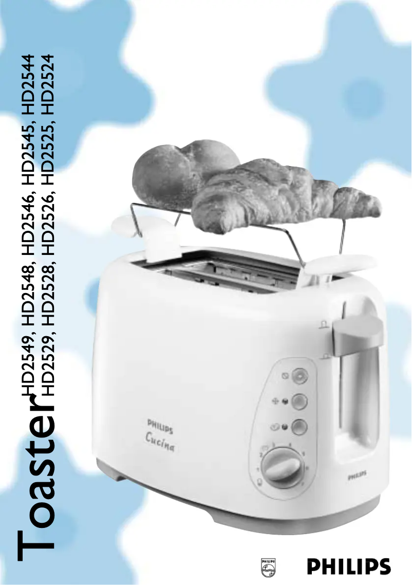 Page 1 de la notice Manuel utilisateur Philips Cucina HD2546