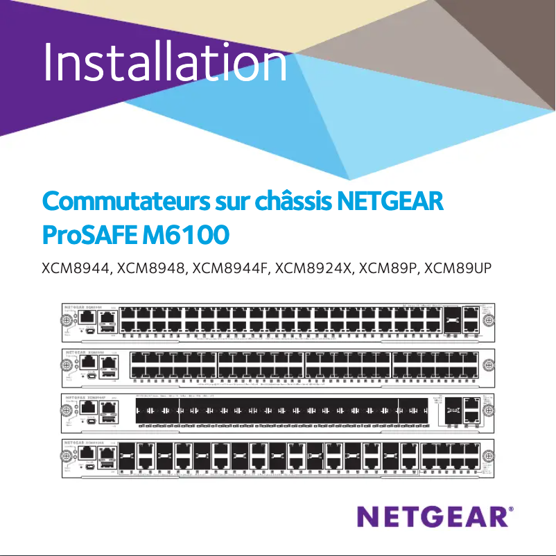 Page n°1 - Guide d'installation Netgear AFT603