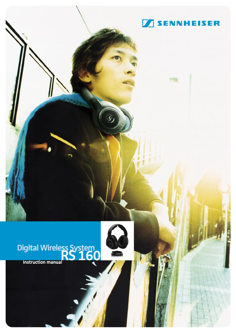 Page 1 de la notice Manuel utilisateur Sennheiser HDR 160