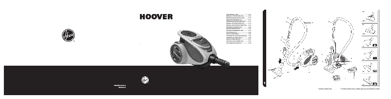 Page n°1 - Manuel utilisateur Hoover Xarion Pro XP81_XP15