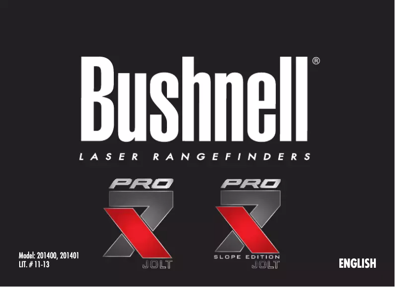 Página 1 del manual Manual de usuario Bushnell Pro X7