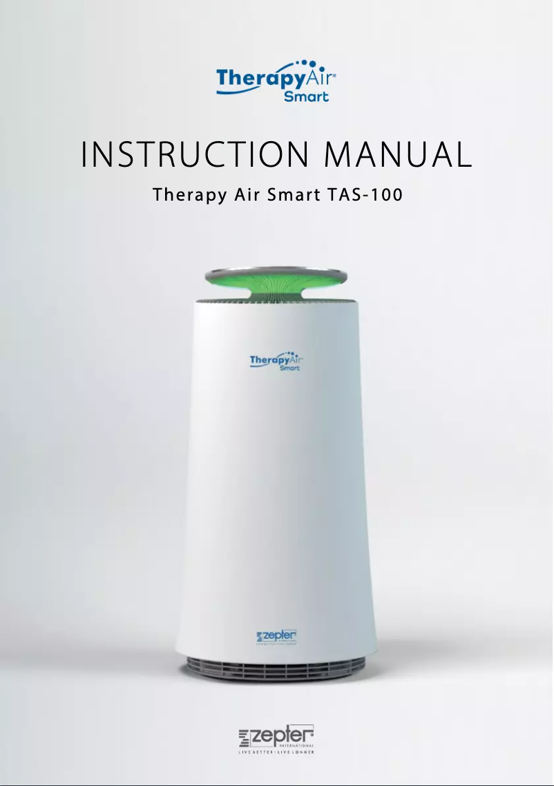 Page n°1 - Manuel utilisateur Zepter Therapy Air Smart TAS-100