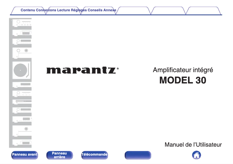 Page n°1 - Manuel utilisateur Marantz Model 30