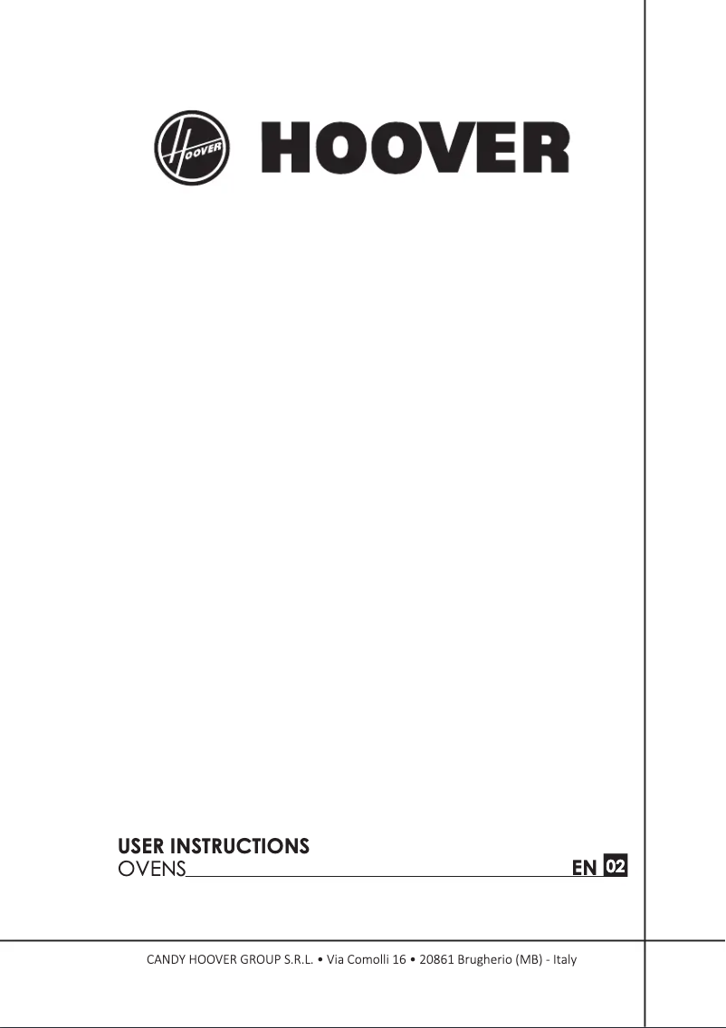 Page n°1 - Manuel utilisateur Hoover H-OVEN 300 HOC3BF3258IN