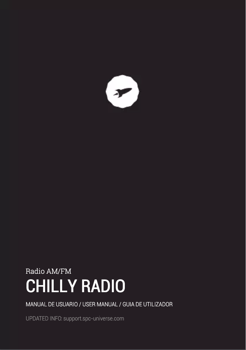 Page 1 de la notice Manuel utilisateur SPC Chilly Radio