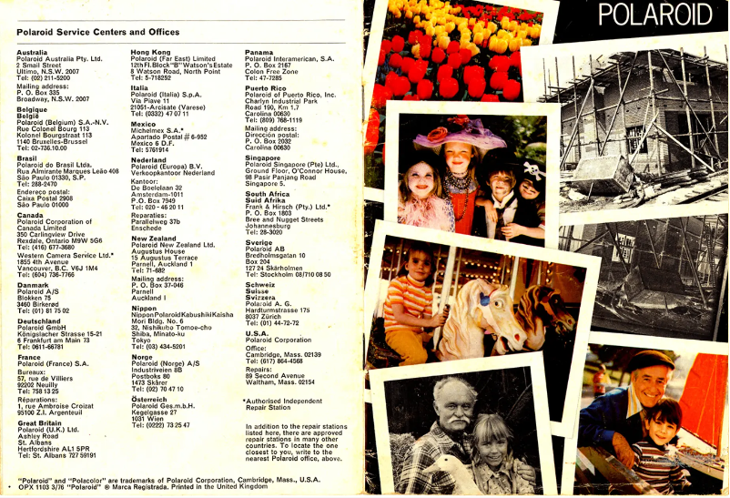 Page n°1 - Manuel utilisateur Polaroid EE-66