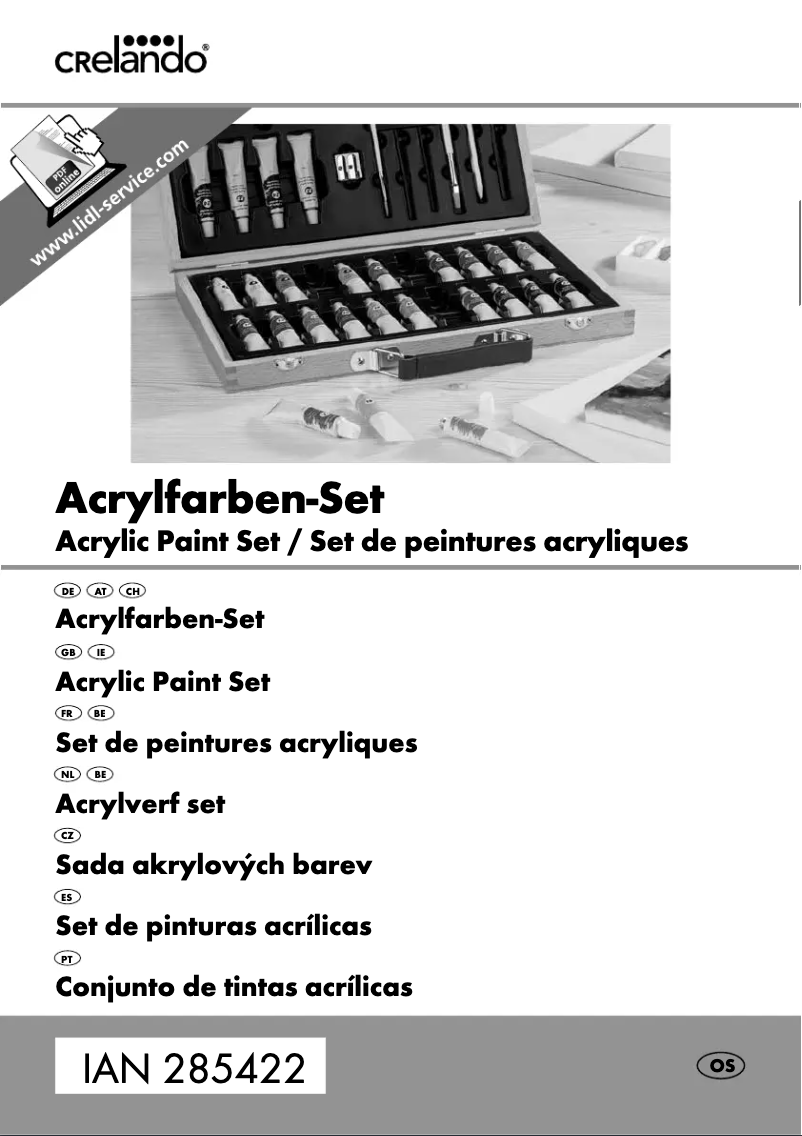 Image de la première page du manuel de l'appareil 285422