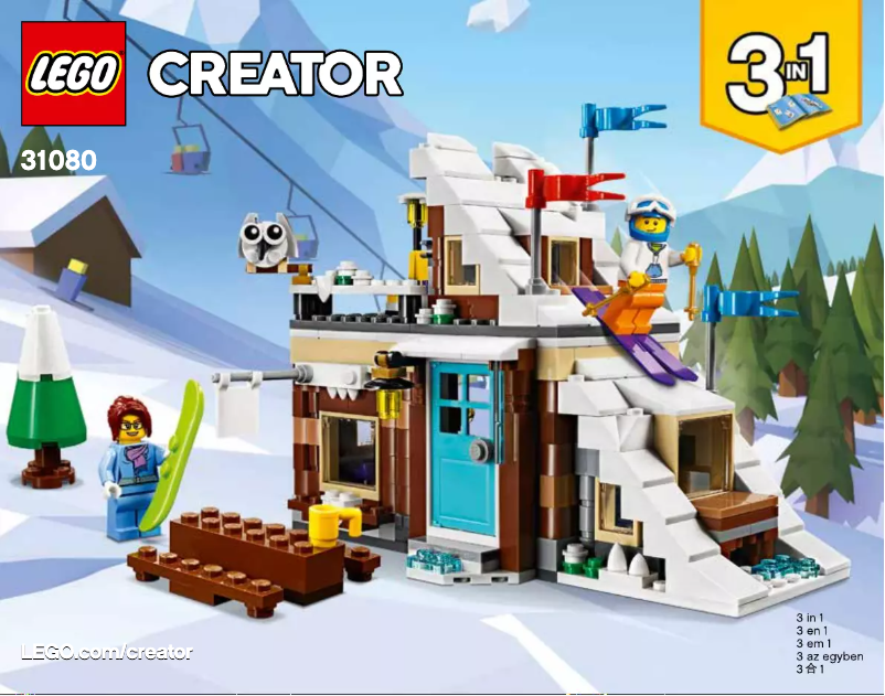 Page n°1 - Manuel utilisateur Lego Creator 31080