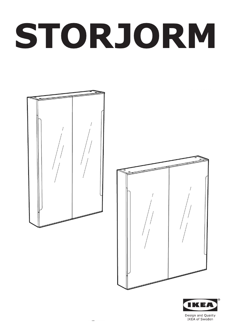 Image de la première page du manuel de l'appareil STORJORM