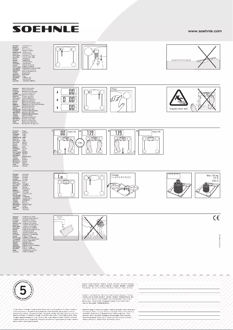 Page n°1 - Manuel utilisateur Soehnle Pino 2.0