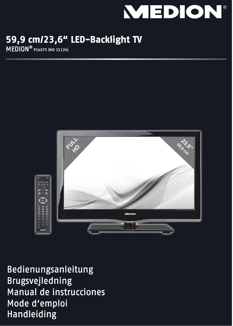 Image de la première page du manuel de l'appareil MD 21124 P14075