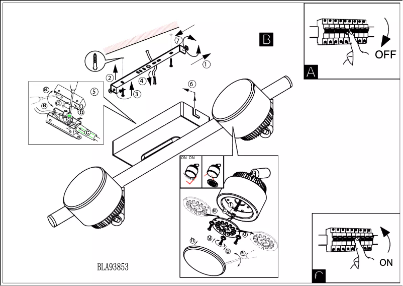 Page 1 de la notice Manuel utilisateur Eglo Armento