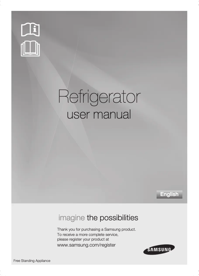 Page 1 de la notice Manuel utilisateur Samsung RS21HKLBG