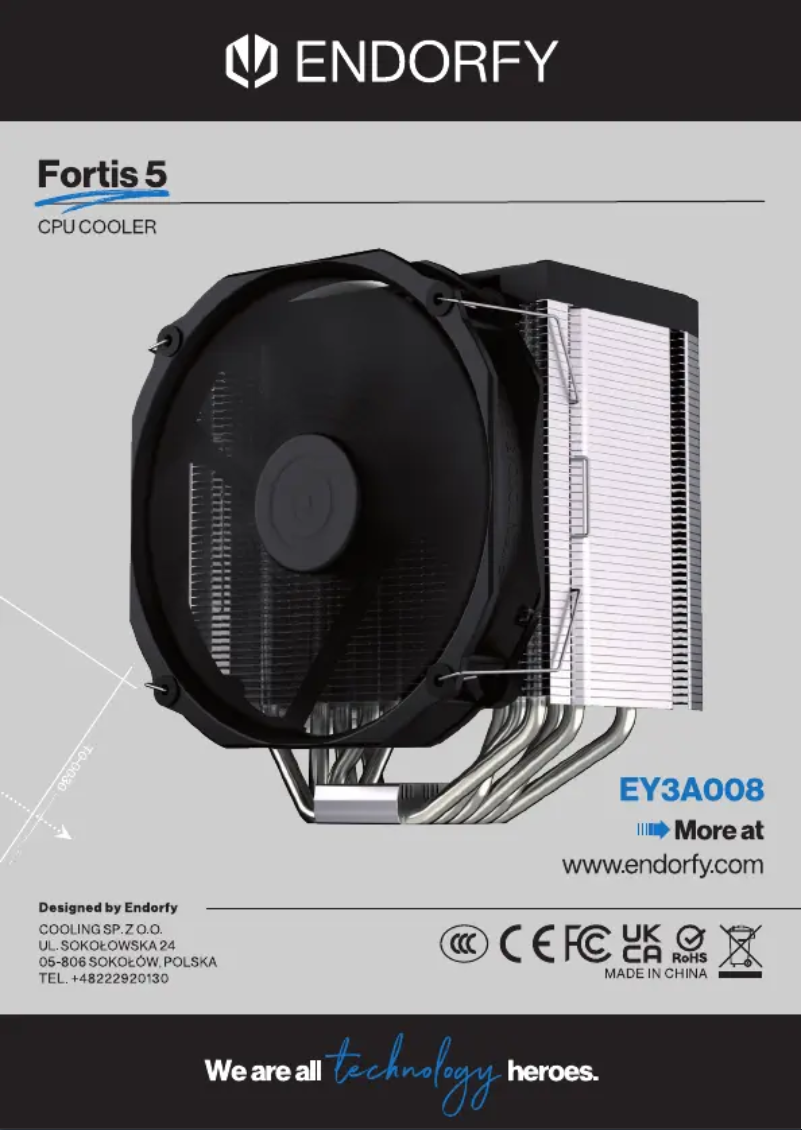 Page 1 de la notice Manuel utilisateur ENDORFY Fortis 5