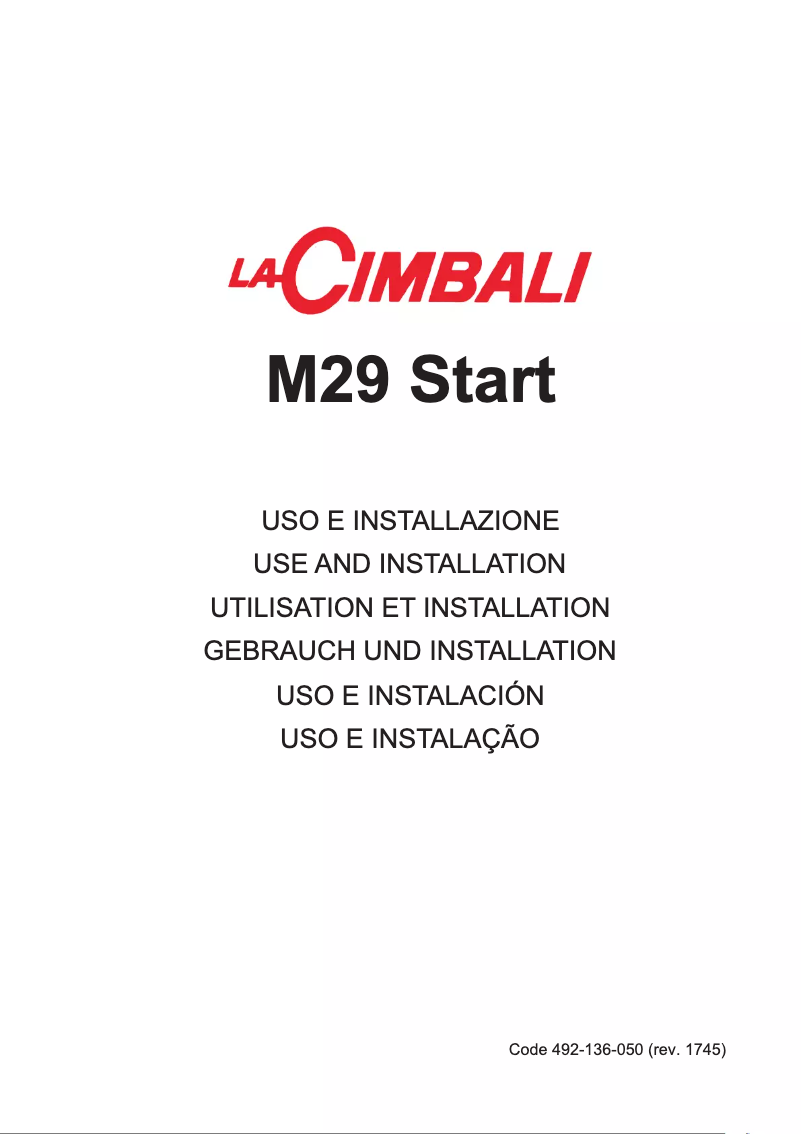 Image de la première page du manuel de l'appareil M29 Start