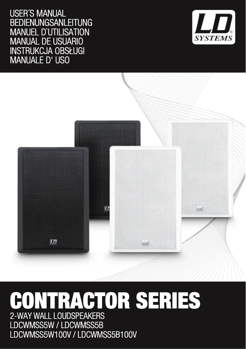 Imagen de la primera página del manual del dispositivo Contractor CWMSS 5 B