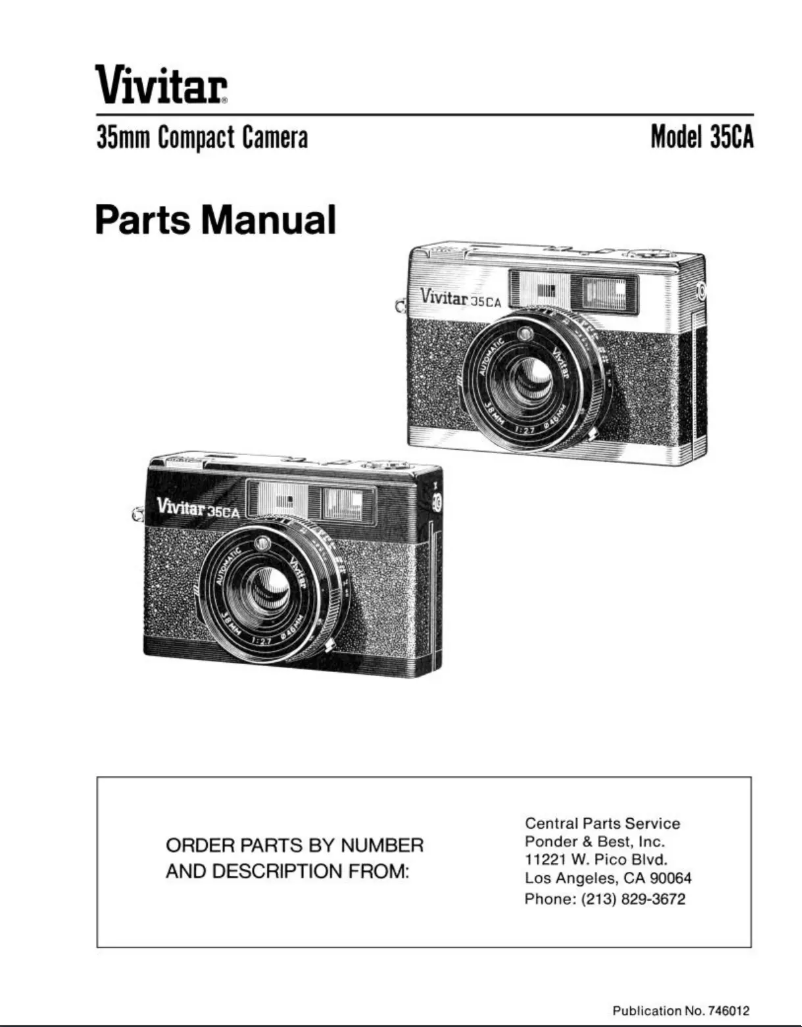 Page n°1 - Manuel utilisateur Vivitar 35CA
