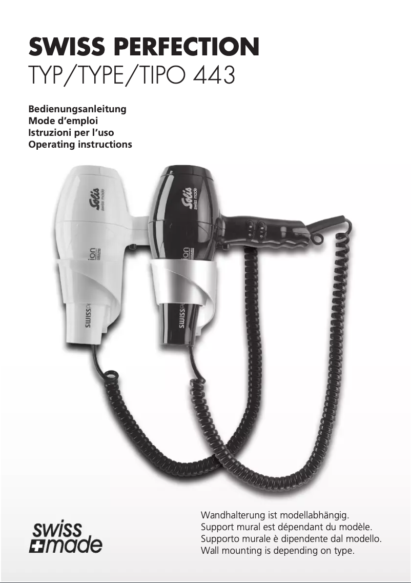 Page 1 de la notice Manuel utilisateur Solis 968.76