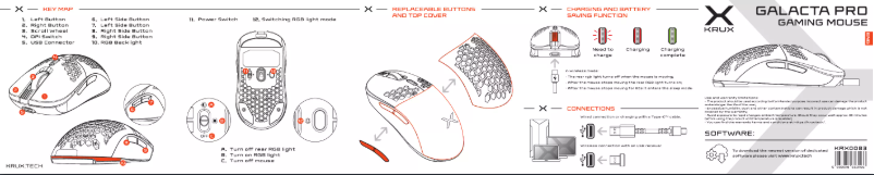 Page 1 de la notice Manuel utilisateur KRUX Galacta Pro