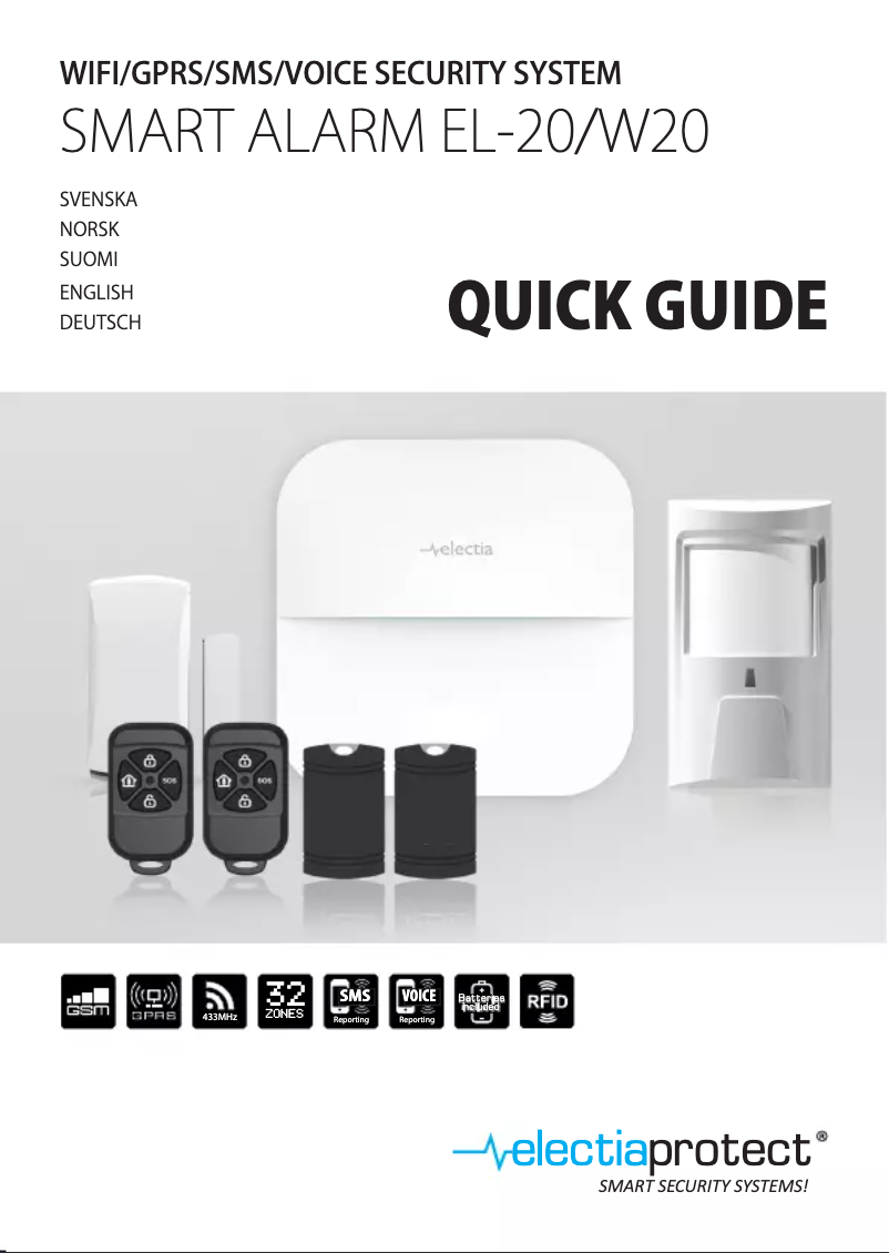 Page n°1 - Manuel utilisateur Electia EL-20