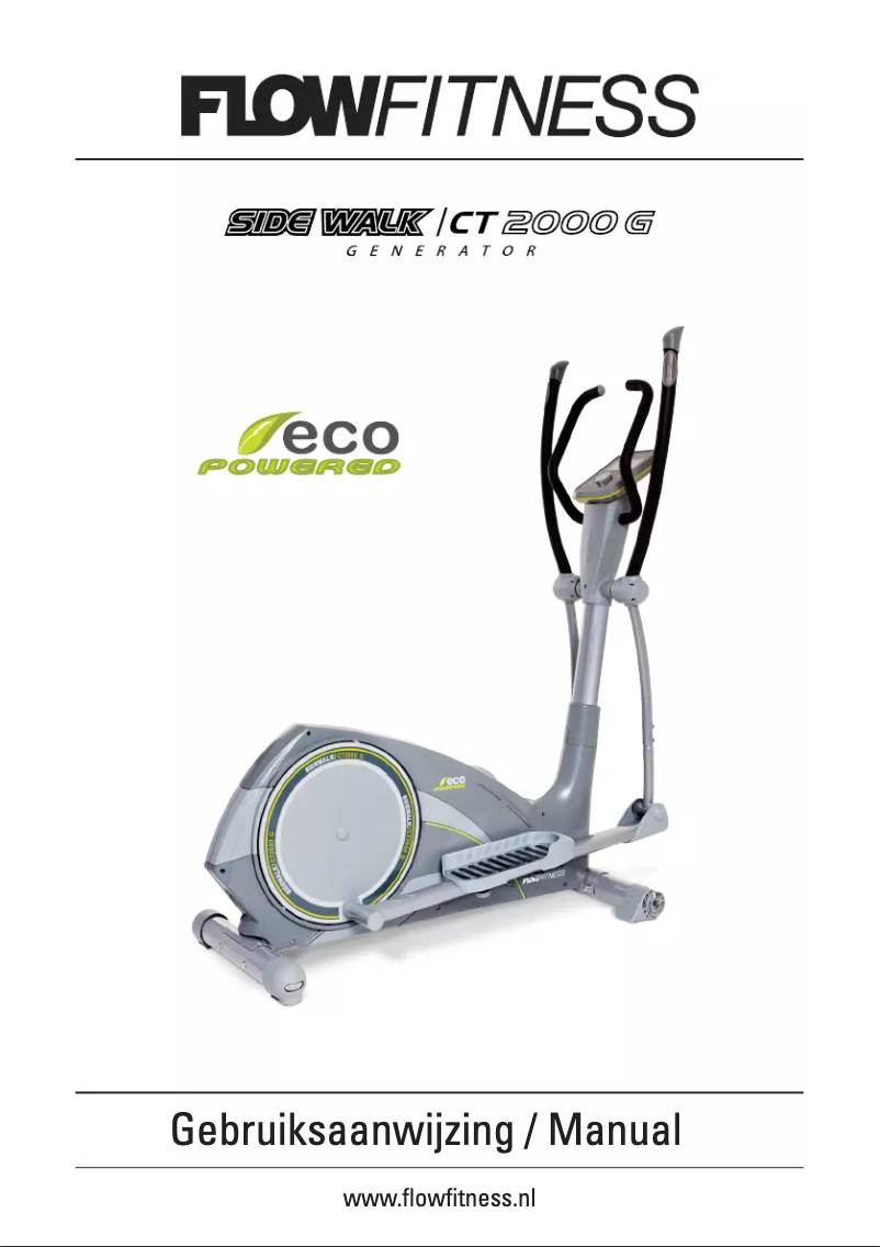 Page n°1 - Manuel utilisateur Flow Fitness Side Walk CT2000G