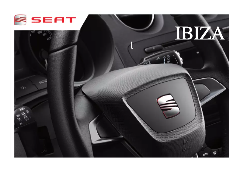 Image de la première page du manuel de l'appareil Ibiza (2012)